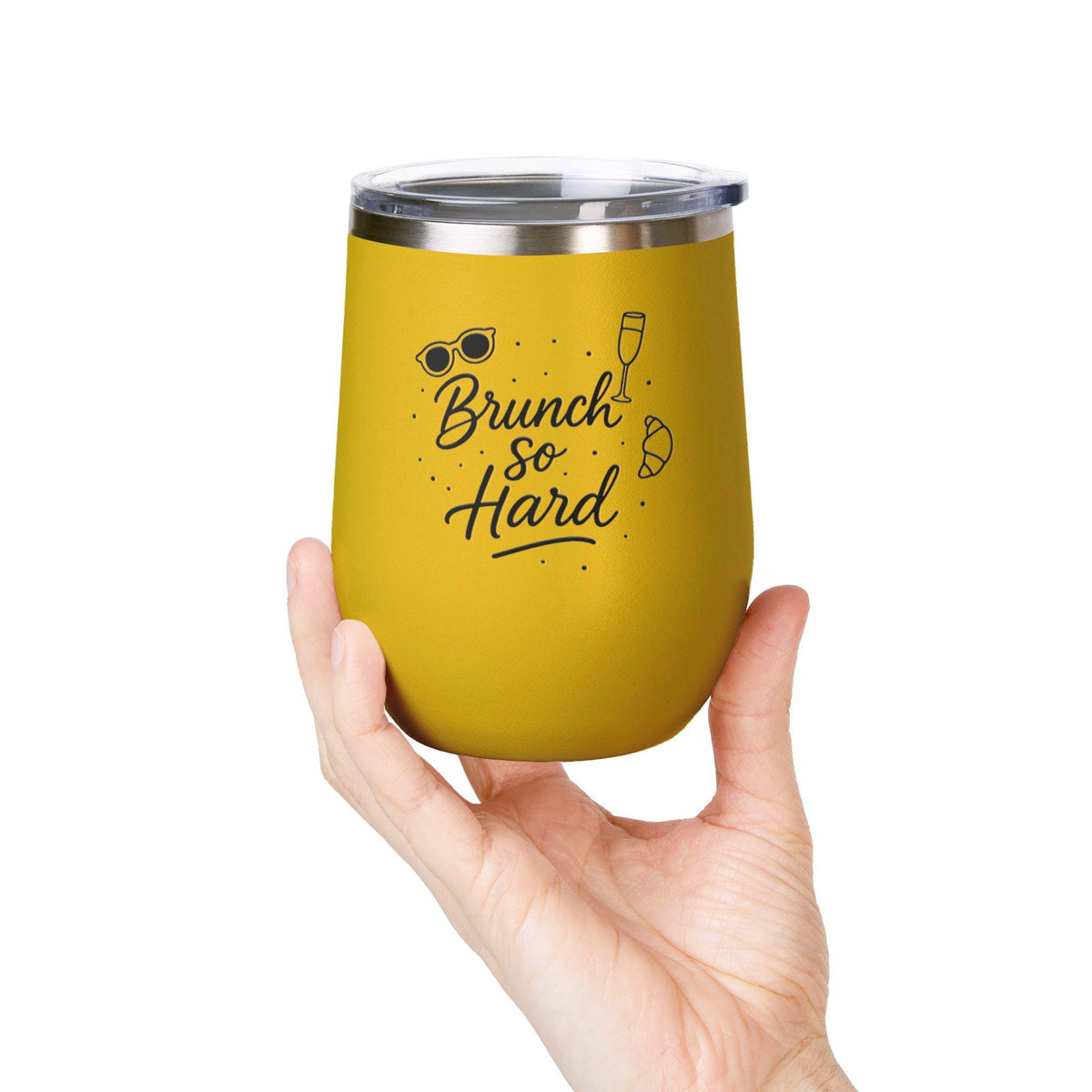Brunch So Hard Wine Tumbler