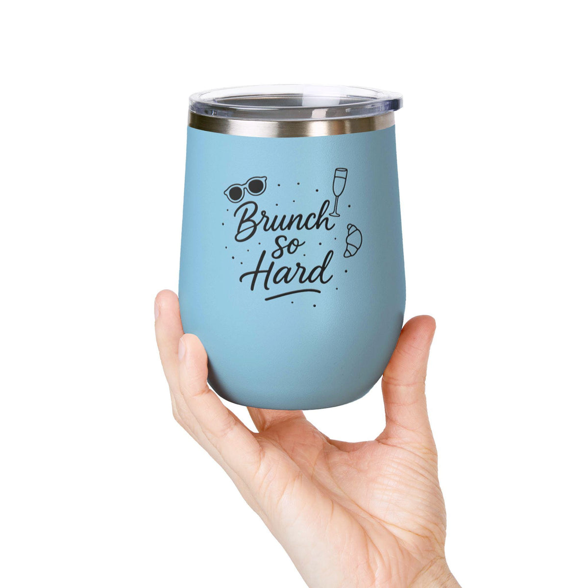 Brunch So Hard Wine Tumbler