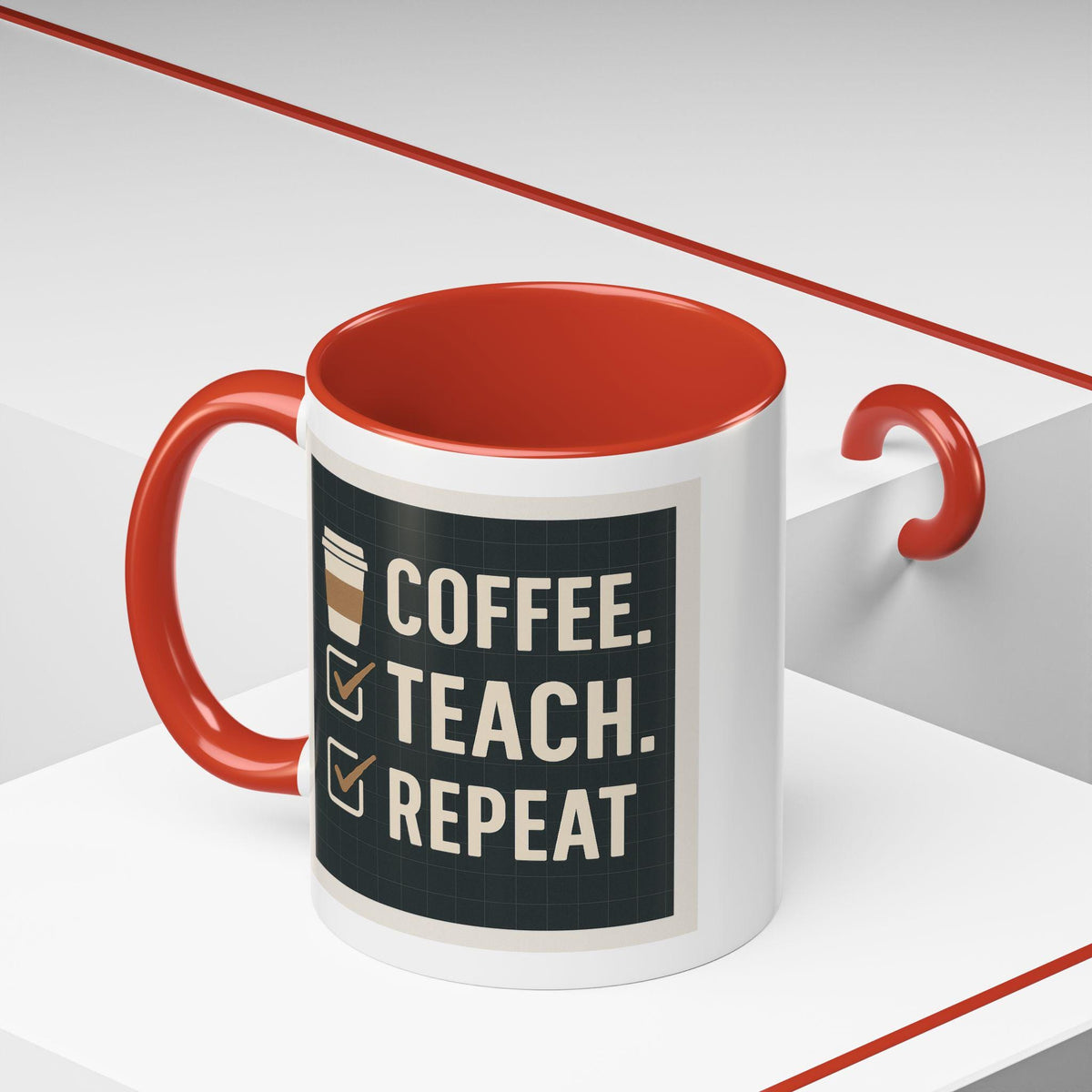 Coffee, Teach, Repeat Mug
