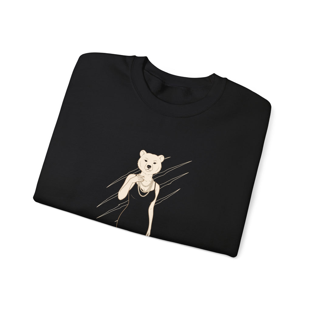 Villain Era Bear Sweatshirt: Glam Halloween Crewneck