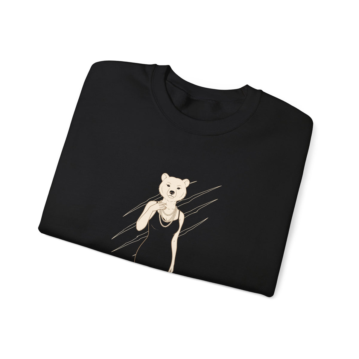 Villain Era Bear Sweatshirt: Glam Halloween Crewneck