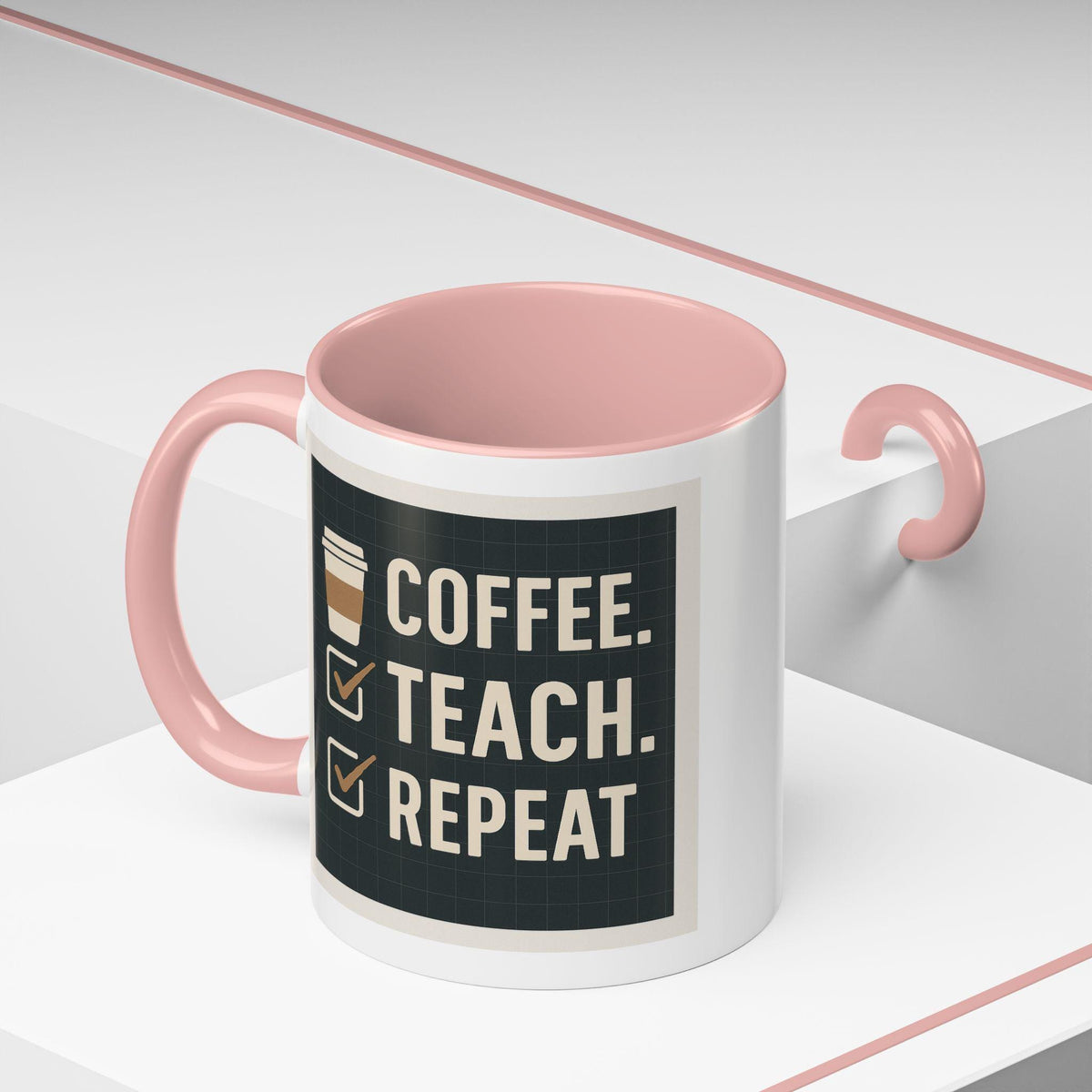 Coffee, Teach, Repeat Mug