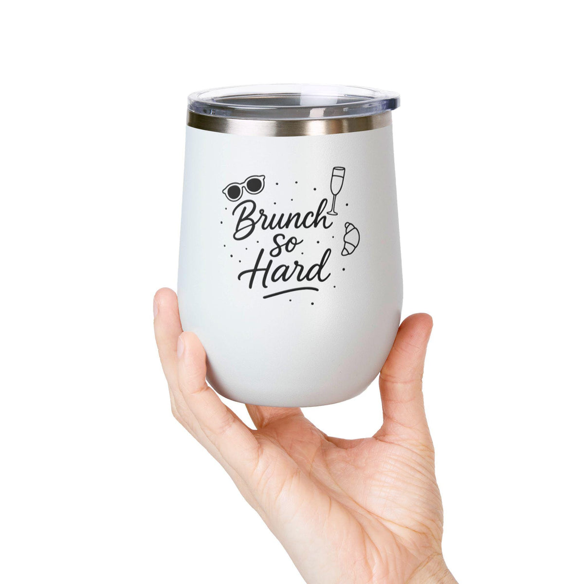 Brunch So Hard Wine Tumbler