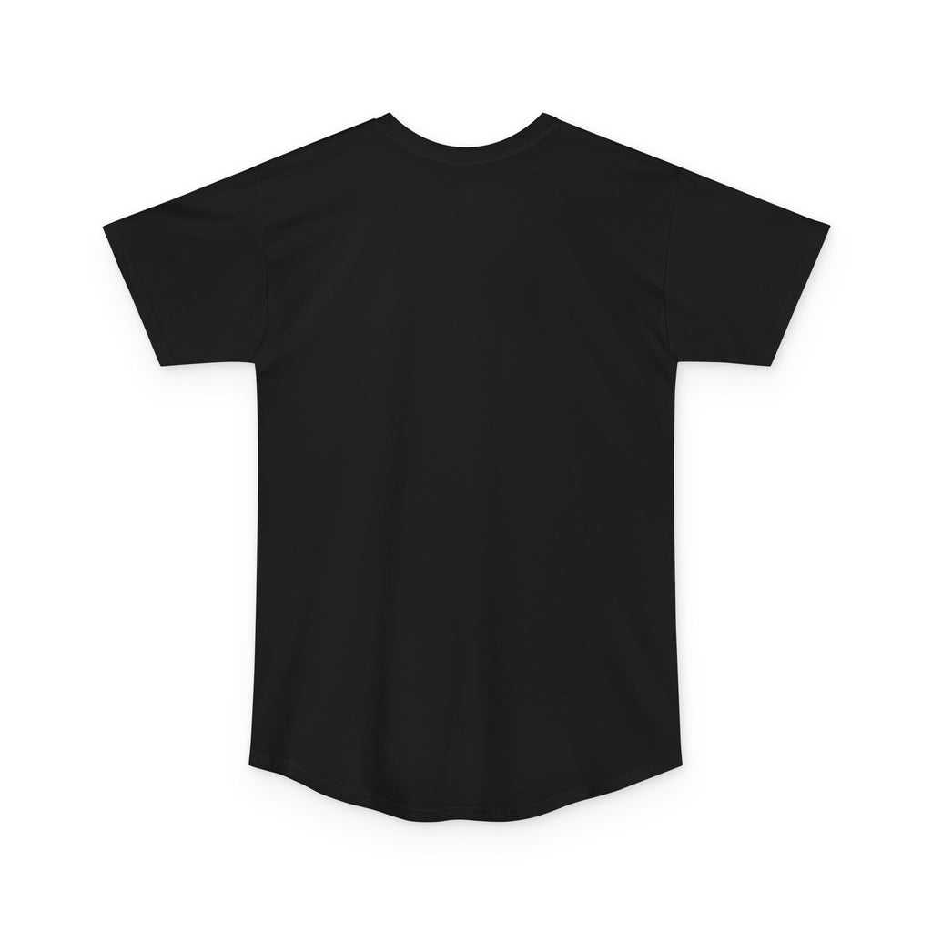 #1 Dad in the Crew tee in Black, flat back view, no print
