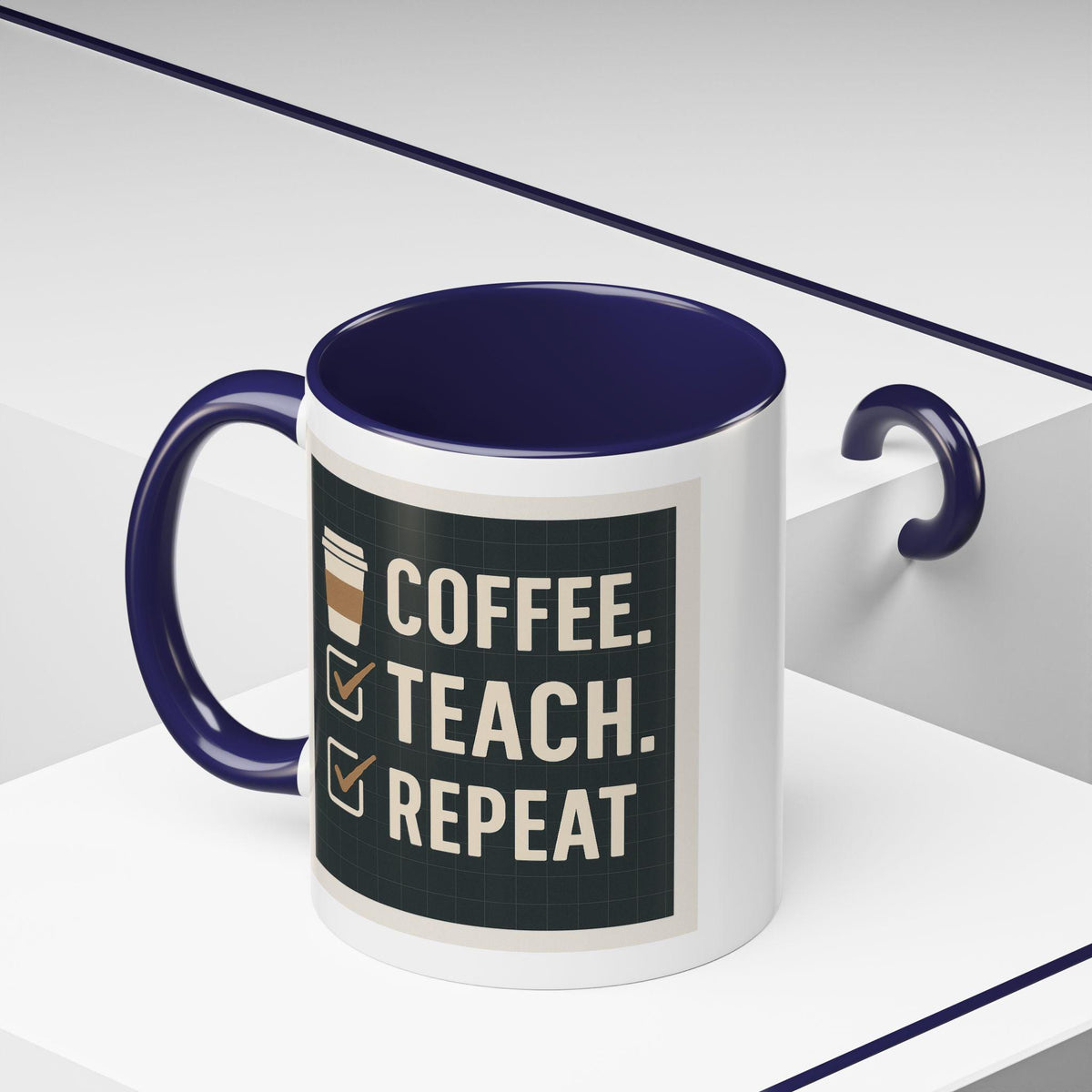 Coffee, Teach, Repeat Mug