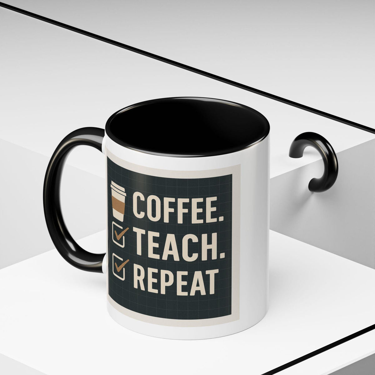 Coffee, Teach, Repeat Mug