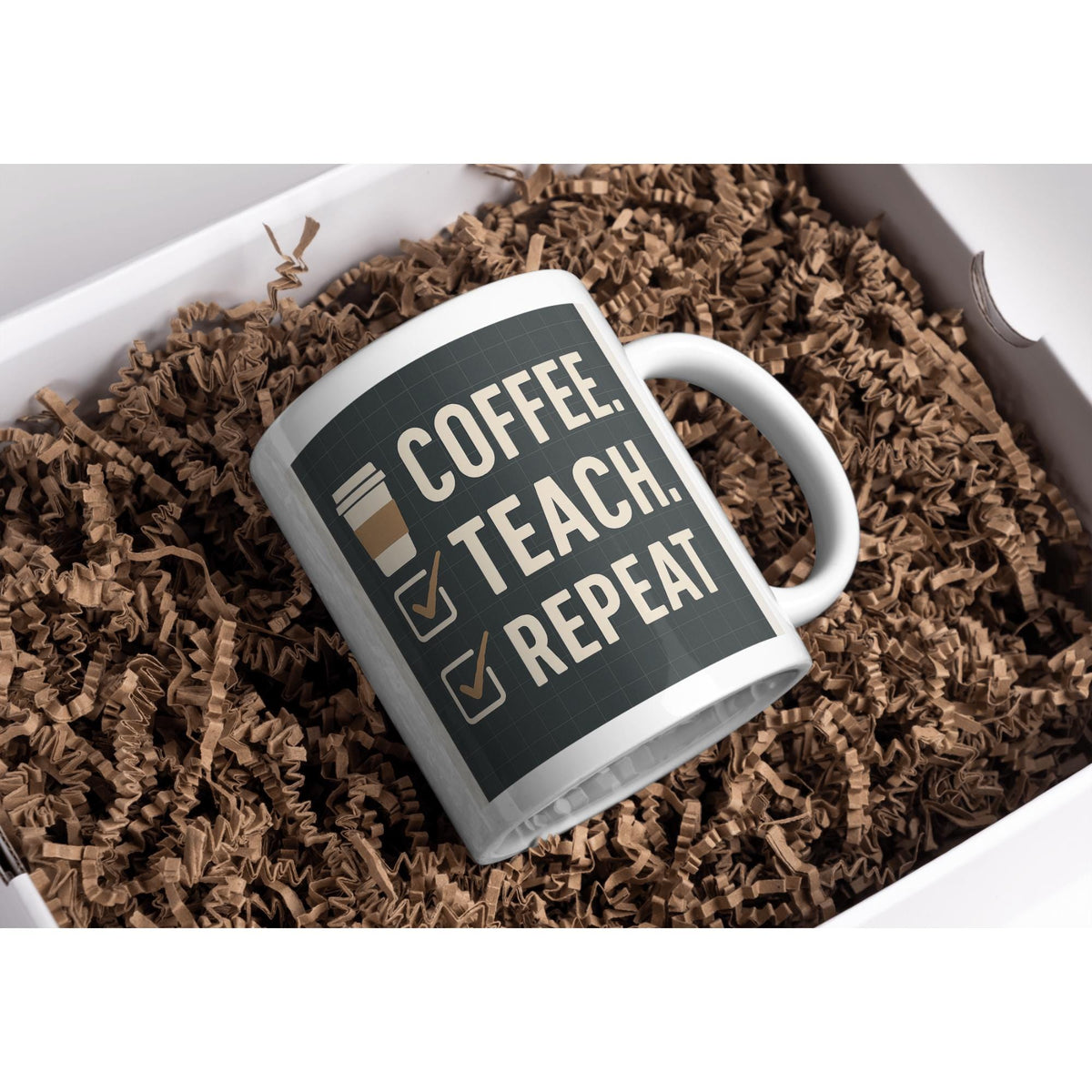 Coffee, Teach, Repeat Mug