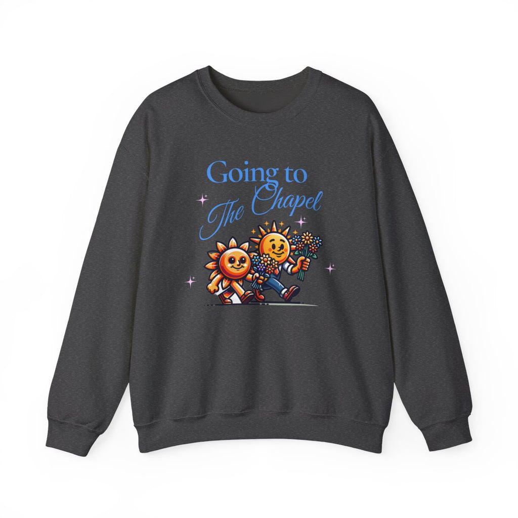 Going to the Chapel Sweatshirt in Dark Heather