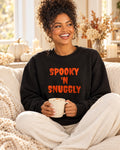 Lifestyle photo of the Spooky and Snuggly Crewneck