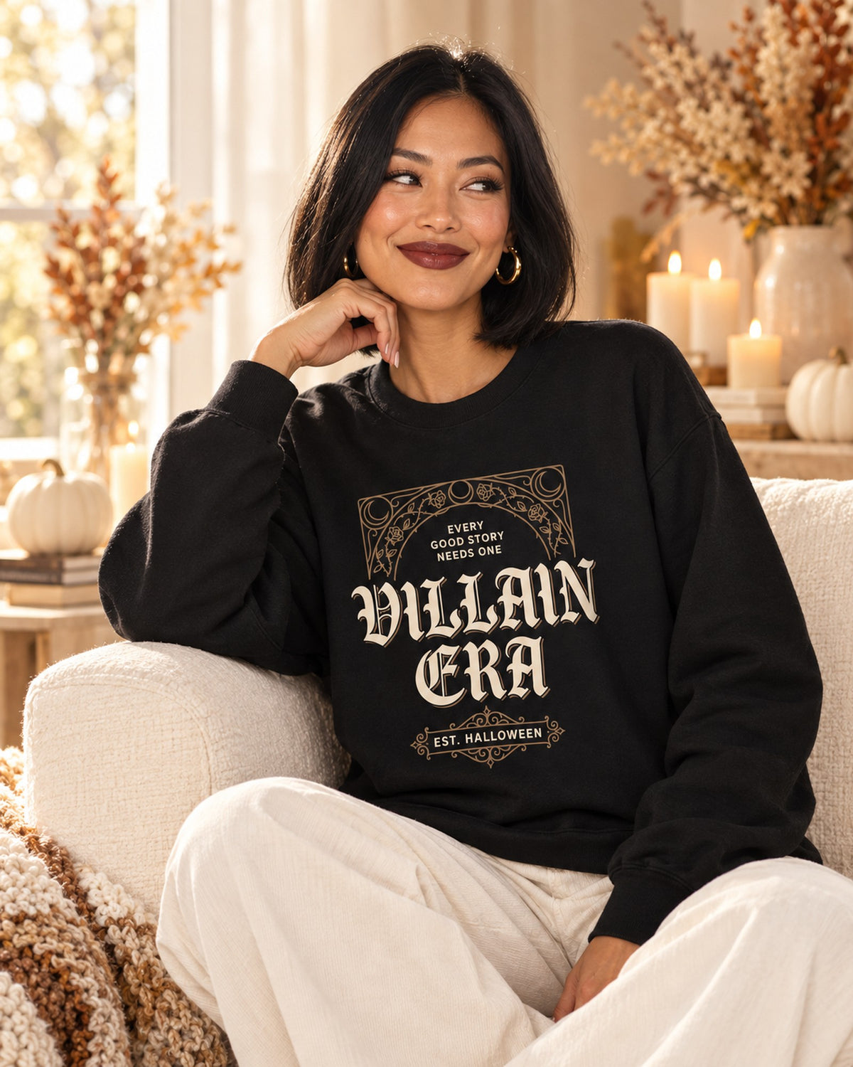 Lifestyle photo of the Villain Era Sweatshirt