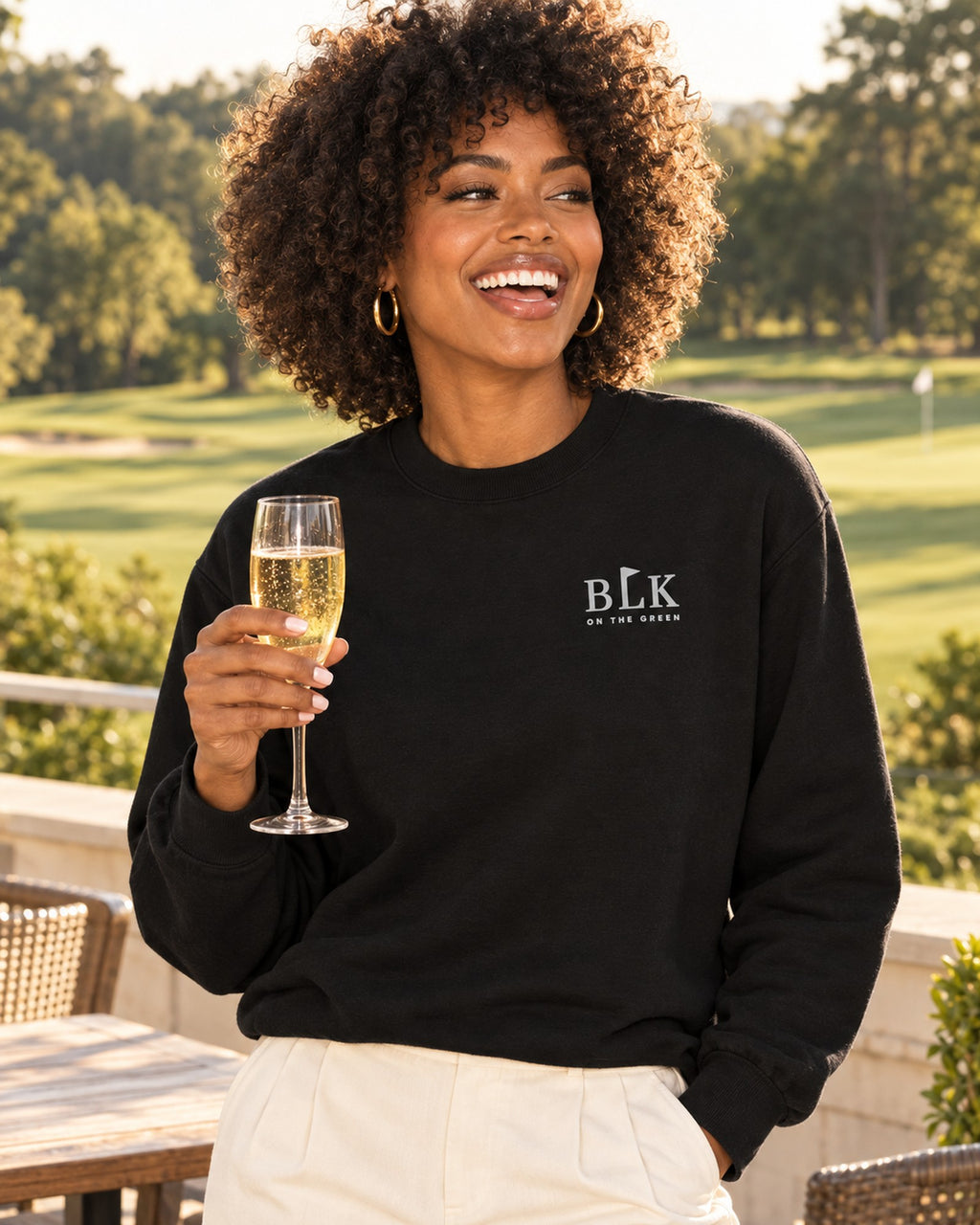Lifestyle photo of the The Nineteenth Hole Sweatshirt